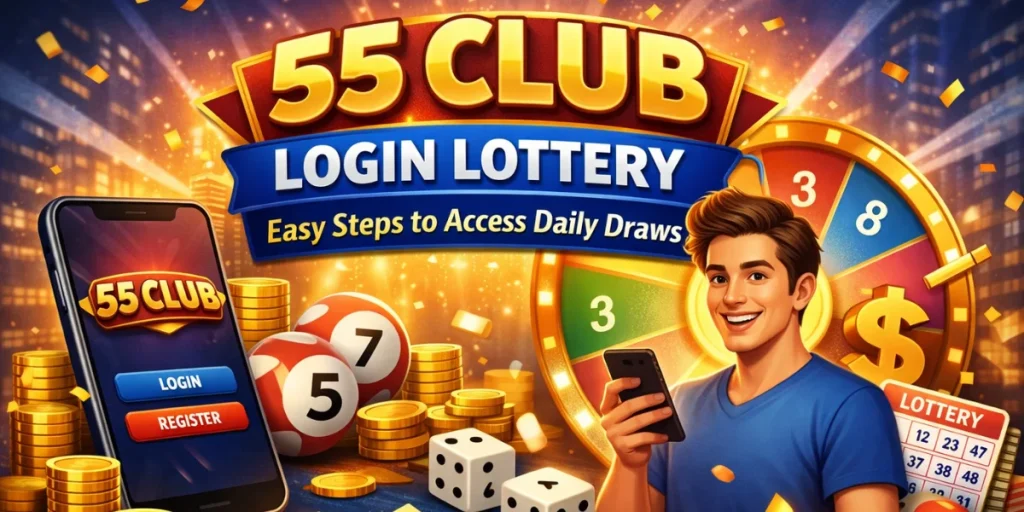 55 Club Login Lottery
